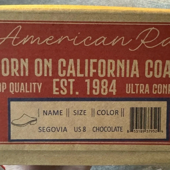 AMERICAN RAG NIB SEGOVIA CHOCOLATE MULES - Picture 6 of 6